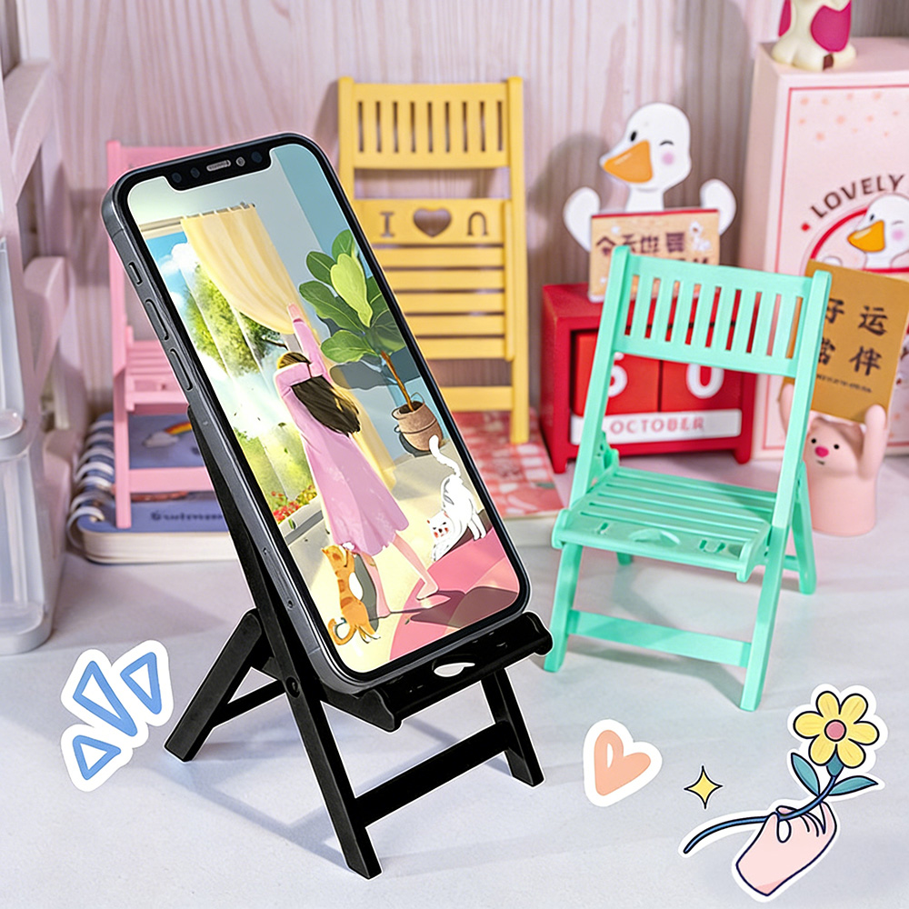 Mini opvouwbare stoel Telefoon - Kawaii Tech Accessories recensie en prijs