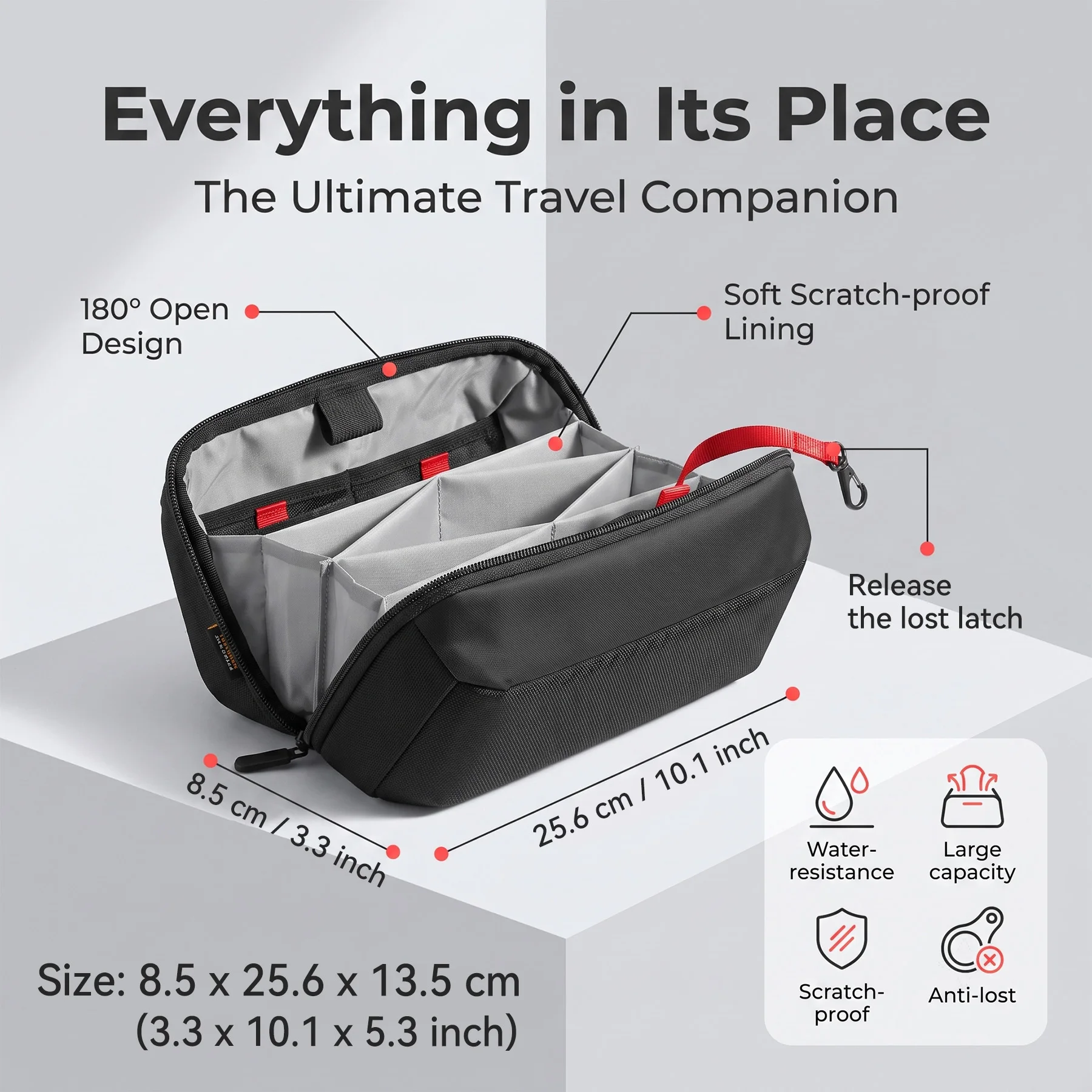 Reistasje voor elektronische a - Tech Accessories Travel Organizer Pouch recensie en prijs