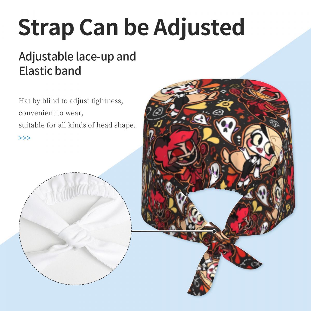 Werk Scrub Cap Hazbin Hotels V - Kawaii Tech Accessories recensie en prijs